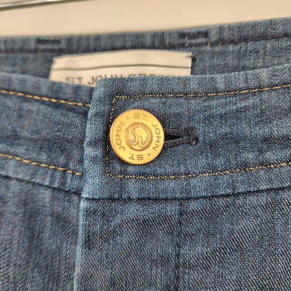 ST. JOHN SPORT Women's High Rise Boot Cut Jeans Size 6 - Picture 4 of 10